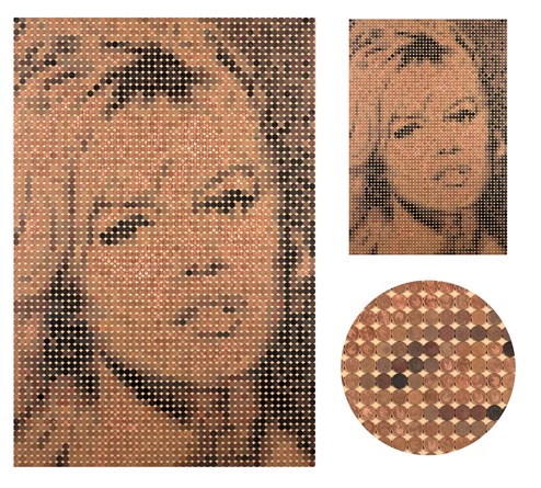 Brigitte Bardot by Ed Chapman - Original Mosaic